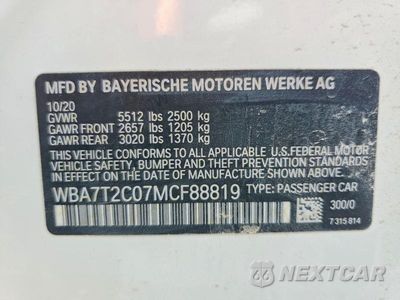 Zdjęcie 12 z 12 samochodu: 2021 BMW 740 I VIN:WBA7T2C07MCF88819 - miniatura