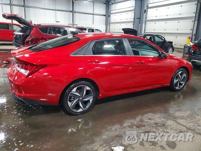 Trzecie zdjęcie samochodu z tyłu: 2022 HYUNDAI ELANTRA SEL VIN:5NPLN4AG7NH077931 - miniatura