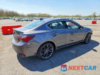 Trzecie zdjęcie samochodu z tyłu: 2019 ACURA ILX PREMIUM A-SPEC VIN:19UDE2F81KA015049 - miniatura
