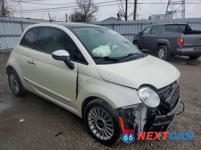 Czwarte zdjęcie samochodu z boku: 2012 FIAT 500 LOUNGE VIN:3C3CFFCR8CT277712 - miniatura