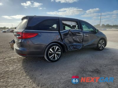 Trzecie zdjęcie samochodu z tyłu: 2023 HONDA ODYSSEY TOURING VIN:5FNRL6H85PB047449 - miniatura