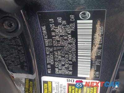 Zdjęcie 12 z 12 samochodu: 2024 LEXUS ES 300H BASE VIN:58ADA1C10RU044521 - miniatura