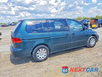 Trzecie zdjęcie samochodu z tyłu: 2000 HONDA ODYSSEY VIN:2HKRL1852YH500843 - miniatura