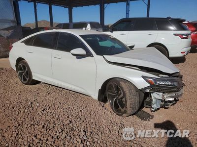 Czwarte zdjęcie samochodu z boku: 2020 HONDA ACCORD SPORT VIN:1HGCV1F30LA001140 - miniatura