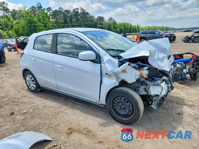 Czwarte zdjęcie samochodu z boku: 2021 MITSUBISHI MIRAGE ES VIN:ML32AUHJ8MH003071 - miniatura