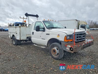Czwarte zdjęcie samochodu z boku: 2000 FORD F450 SUPER DUTY UTILITY / SERVICE TRUCK VIN:1FDXF46F2YEE39663 - miniatura