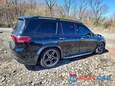 Trzecie zdjęcie samochodu z tyłu: 2024 MERCEDES-BENZ GLS 450 4MATIC VIN:4JGFF5KEXRB155831 - miniatura