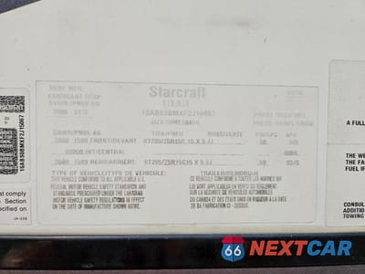 Zdjęcie 10 z 10 samochodu: 2015 STARCRAFT TRAVELSTAR CAMPER VIN:1SABS0BMXF2J15067 - miniatura