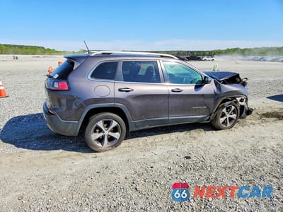 Trzecie zdjęcie samochodu z tyłu: 2019 JEEP CHEROKEE LIMITED VIN:1C4PJLDB8KD170112 - miniatura