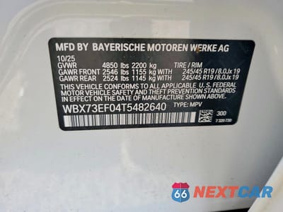 Zdjęcie 13 z 13 samochodu: 2026 BMW X1 XDRIVE28I VIN:WBX73EF04T5482640 - miniatura
