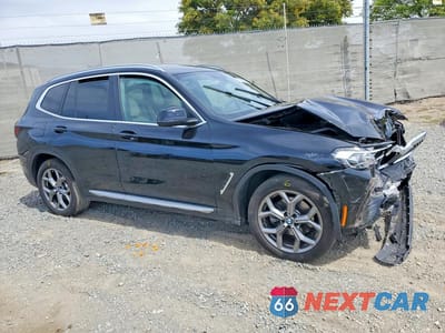 Czwarte zdjęcie samochodu z boku: 2024 BMW X3 XDRIVE30I VIN:5UX53DP05R9W49164 - miniatura