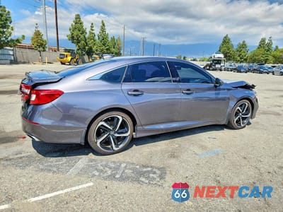 Trzecie zdjęcie samochodu z tyłu: 2020 HONDA ACCORD SPORT VIN:1HGCV1F38LA065460 - miniatura