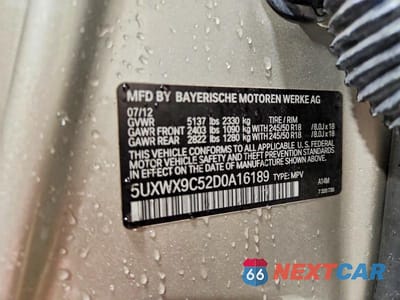 Zdjęcie 13 z 13 samochodu: 2013 BMW X3 XDRIVE28I VIN:5UXWX9C52D0A16189 - miniatura