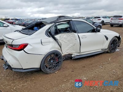 Trzecie zdjęcie samochodu z tyłu: 2023 BMW M3 COMPETITION VIN:WBS43AY00PFP81931 - miniatura