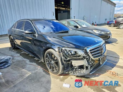Czwarte zdjęcie samochodu z boku: 2018 MERCEDES-BENZ S 450 VIN:WDDUG6GB7JA357121 - miniatura