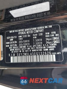 Zdjęcie 14 z 14 samochodu: 2014 HYUNDAI SANTA FE SPORT 2.0T VIN:5XYZWDLA5EG132626 - miniatura