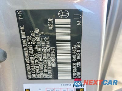 Zdjęcie 12 z 12 samochodu: 2020 TOYOTA C-HR XLE VIN:NMTKHMBX8LR104870 - miniatura