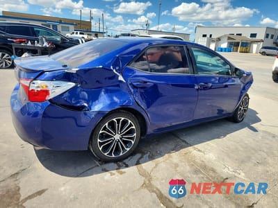 Trzecie zdjęcie samochodu z tyłu: 2014 TOYOTA COROLLA S PLUS VIN:5YFBURHE8EP079318 - miniatura