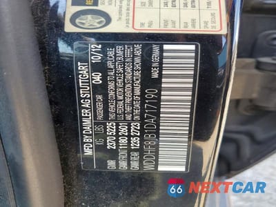 Zdjęcie 13 z 13 samochodu: 2013 MERCEDES-BENZ E 350 4MATIC VIN:WDDHF8JB1DA717190 - miniatura