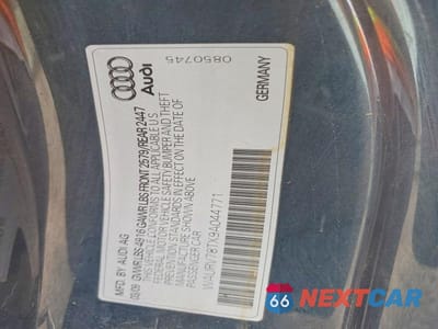 Zdjęcie 13 z 13 samochodu: 2009 AUDI S5 QUATTRO VIN:WAURV78TX9A044771 - miniatura