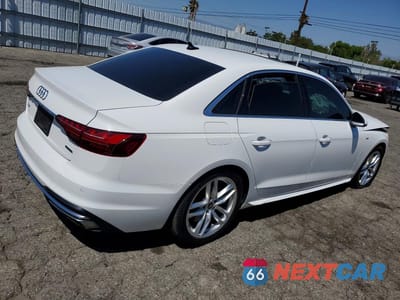 Trzecie zdjęcie samochodu z tyłu: 2022 AUDI A4 PREMIUM PLUS 45 VIN:WAUEAAF47NA037208 - miniatura