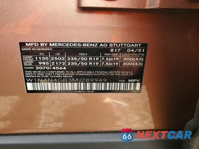 Zdjęcie 13 z 13 samochodu: 2021 MERCEDES-BENZ GLA 250 VIN:W1N4N4GB3MJ289949 - miniatura