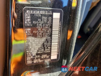 Zdjęcie 12 z 12 samochodu: 2017 NISSAN JUKE SV VIN:JN8AF5MR6HT702606 - miniatura