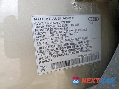 Zdjęcie 14 z 14 samochodu: 2017 AUDI Q7 PREMIUM PLUS VIN:WA1LABF7XHD006946 - miniatura