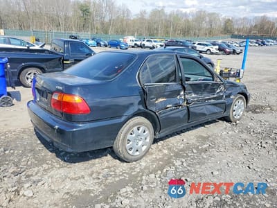 Trzecie zdjęcie samochodu z tyłu: 1999 HONDA CIVIC LX VIN:2HGEJ6679XH574288 - miniatura