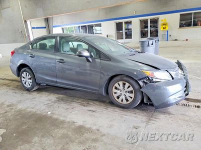 Czwarte zdjęcie samochodu z boku: 2012 HONDA CIVIC LX VIN:19XFB2F55CE069040 - miniatura