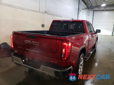 Trzecie zdjęcie samochodu z tyłu: 2020 GMC SIERRA K1500 SLT VIN:1GTU9DEL4LZ305485 - miniatura