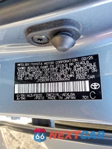 Zdjęcie 12 z 12 samochodu: 2025 TOYOTA COROLLA HYBRID LE VIN:JTDBCMFE5S3086062 - miniatura