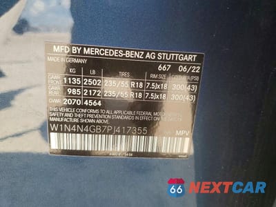 Zdjęcie 14 z 14 samochodu: 2023 MERCEDES-BENZ GLA 250 VIN:W1N4N4GB7PJ417355 - miniatura