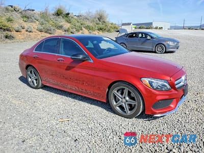 Czwarte zdjęcie samochodu z boku: 2017 MERCEDES-BENZ C 300 VIN:WDDWF4JB2HR288603 - miniatura