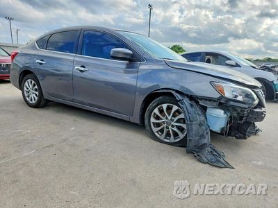 Czwarte zdjęcie samochodu z boku: 2019 NISSAN SENTRA VIN:3N1AB7AP5KL605031 - miniatura