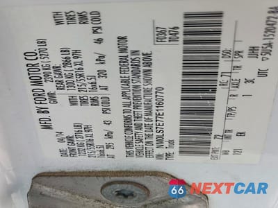 Zdjęcie 12 z 12 samochodu: 2014 FORD TRANSIT CONNECT XL VIN:NM0LS7E77E1160770 - miniatura