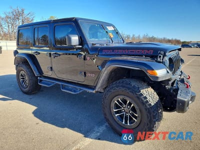 Czwarte zdjęcie samochodu z boku: 2024 JEEP WRANGLER RUBICON VIN:1C4RJXFG8RW350262 - miniatura