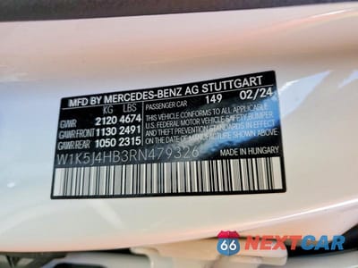 Zdjęcie 12 z 12 samochodu: 2024 MERCEDES-BENZ CLA 250 4MATIC VIN:W1K5J4HB3RN479326 - miniatura