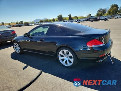 Drugie zdjęcie samochodu z przodu: 2006 BMW 650 I VIN:WBAEH13476CR49844 - miniatura