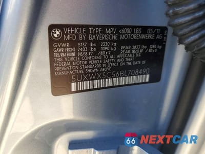 Zdjęcie 13 z 13 samochodu: 2011 BMW X3 XDRIVE28I VIN:5UXWX5C56BL708490 - miniatura