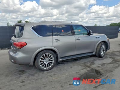 Trzecie zdjęcie samochodu z tyłu: 2017 INFINITI QX80 BASE AWD VIN:JN8AZ2NE2H9154554 - miniatura