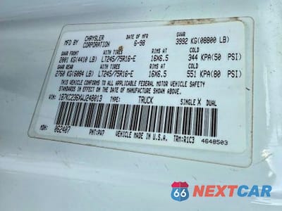 Zdjęcie 10 z 10 samochodu: 1998 DODGE RAM 2500 VIN:1B7KC236XWJ248013 - miniatura