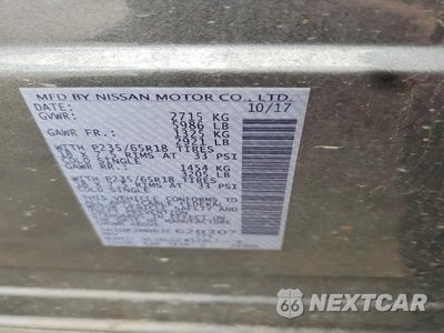 Zdjęcie 14 z 14 samochodu: 2018 NISSAN PATHFINDER SL VIN:5N1DR2MN6JC620307 - miniatura