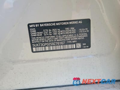 Zdjęcie 13 z 13 samochodu: 2025 BMW X3 M50 VIN:5UX73GP02S9Z76167 - miniatura