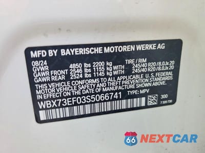 Zdjęcie 13 z 13 samochodu: 2025 BMW X1 XDRIVE28I VIN:WBX73EF03S5066741 - miniatura