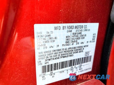 Zdjęcie 13 z 13 samochodu: 2023 FORD MUSTANG MACH-E GT VIN:3FMTK4SE7PMA57063 - miniatura