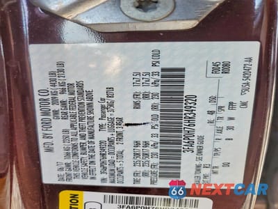 Zdjęcie 12 z 12 samochodu: 2017 FORD FUSION SE VIN:3FA6P0H76HR349320 - miniatura
