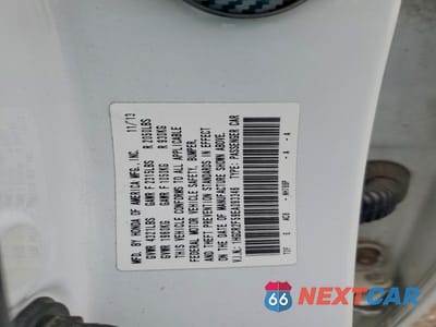 Zdjęcie 13 z 13 samochodu: 2014 HONDA ACCORD SPORT VIN:1HGCR2F59EA093346 - miniatura