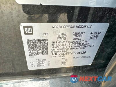 Zdjęcie 10 z 10 samochodu: 2023 CHEVROLET SILVERADO K1500 LT VIN:1GCVDDE80PZ235326 - miniatura