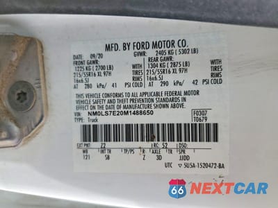 Zdjęcie 13 z 13 samochodu: 2021 FORD TRANSIT CONNECT XL DELIVERY VAN VIN:NM0LS7E20M1488650 - miniatura
